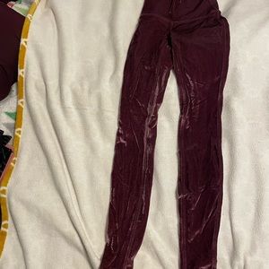 Velvet lululemon leggings